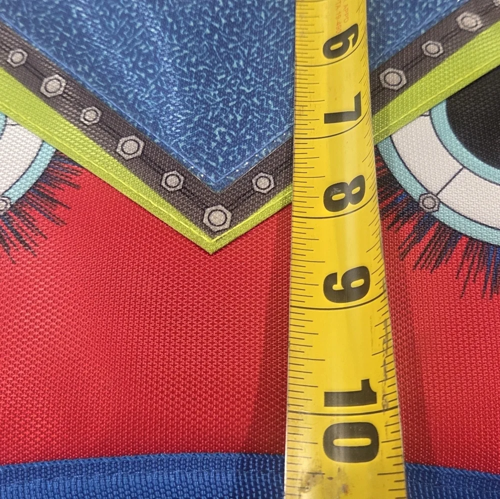 Case-it Monster Flip Top Kids Bag - Red and Blue - Picture 11 of 12
